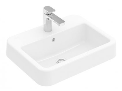 Villeroy & Boch Architectura umyvadlo zápustné 56x44 cm, otvor pro baterii, s přepadem, bílá Alpin (41935501)