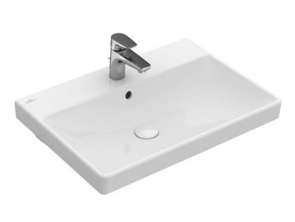 Villeroy & Boch Avento umyvadlo 65x47 cm, otvor pro baterii, s přepadem, bílá Alpin (41586501)