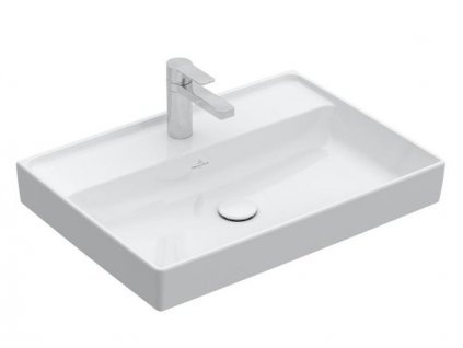 Villeroy & Boch Collaro umyvadlo 65x47 cm, otvor pro bateriii, bez přepadu, bílá Alpin (4A336601)