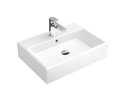 Villeroy & Boch Memento umyvadlo 60x42 cm, s přepadem, otvor pro baterii, bílá Alpin (51336001)