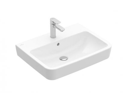 Villeroy & Boch O.novo umyvadlo 60x46 cm, otvor pro baterii, s přepadem, bílá alpin (4A416001)