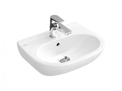 Villeroy & Boch O.novo umyvadlo Compact 55x37 cm, otvor pro baterii, s přepadem, bílá Alpin (51665501)