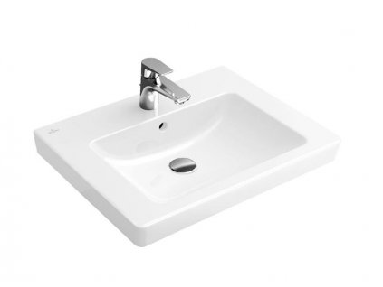 Villeroy & Boch Subway 2.0 umyvadlo 65x47 cm, otvor pro baterii, s přepadem, bílá Alpin (71136501)