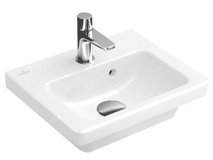 Villeroy & Boch Subway 2.0 umývátko 37x30,5 cm, otvor pro baterii, s přepadem, bílá Alpin (73173701)