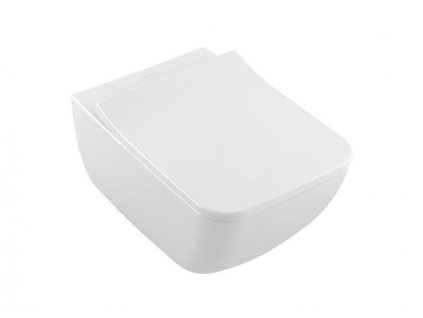Villeroy & Boch Venticello závěsné WC se SlimSeat sedátkem SoftClosing, DirectFlush, bílá Alpin (4611RS01)