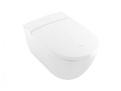 Villeroy & Boch ViClean sprchové rimless WC s hlubokým splachováním, 595x385x400 mm, CeramicPlus, alpská bílá (V0E100R1)