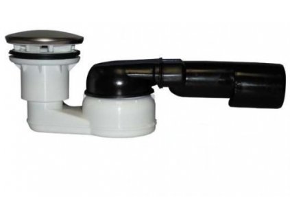 HL zápachová uzávěrka DN40/50x6/4" s vodorovným odtokem, pro vany sprchových koutů, s krytkou (HL514)