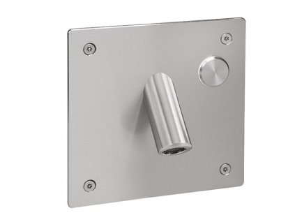 sanela slu 44p piezo nerezova nastenna baterie se specialnim antivandalovym krytem a nerezovym raminkem anti suicidal 24 v dc slu44p