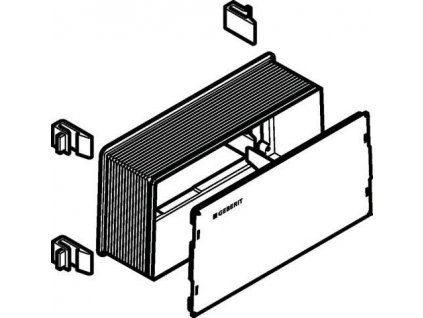 Geberit prodlužovací souprava stavební ochrany TWINLINE (240.233.00.1)
