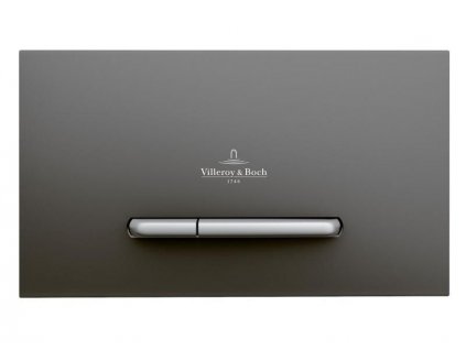 Villeroy & Boch ViConnect ovládací tlačítko 25,3x14,5 cm, antracit mat/chrom mat (922169D8)