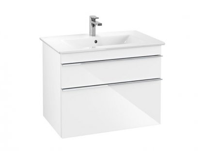 Villeroy & Boch Venticello skříňka pod umyvadlo 75,3x59x50,2 cm, 2x zásuvka, Glossy White (A92501VG)