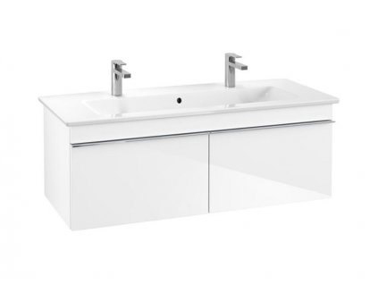 Villeroy & Boch Venticello skříňka pod umyvadlo 115,3x42x50,2 cm, 2x zásuvka, Glossy White (A93801DH)