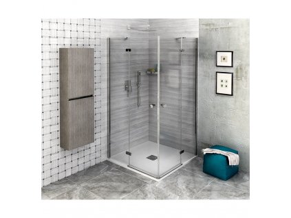 FORTIS line, otočné dveře 120 cm R pro obdélníkovou nebo čtvercovou zástěnu