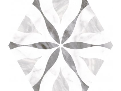 Equipe Bardiglio Hexagon Flower 20x17,5 (E23772)