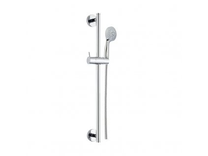MEREO - Sprchová souprava, pětipolohová sprcha, dvouzámková nerez hadice, stavitelný držák, plast/chrom CB900R