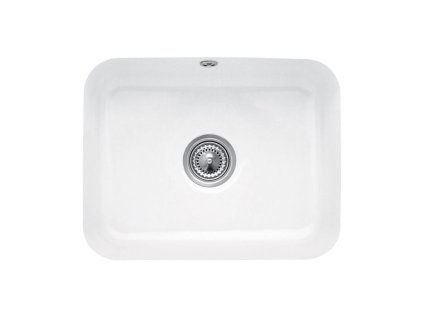 VILLEROY & BOCH - Keramický dřez Cisterna 60C White alpin podstavný 550 x 440 bez excentru 670601R1