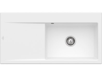 VILLEROY & BOCH - Keramický dřez Subway Style 60 Stone white nástavný 1000 x 510 bez excentru 336101RW