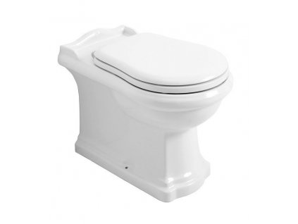 KERASAN - RETRO WC mísa stojící, 39x61cm, spodní/zadní odpad, bílá 101601