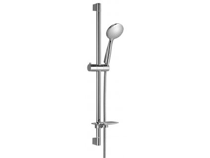 SAPHO - WANDA sprchová souprava s mýdlenkou, posuvný držák, 790, hadice 1500, chrom 1202-27