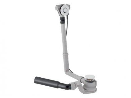 Geberit vanová odpadní souprava s ovládáním PushControl, d52, délka 26 cm, s připojovacím kolenem, chrom lesk (150.755.21.6)