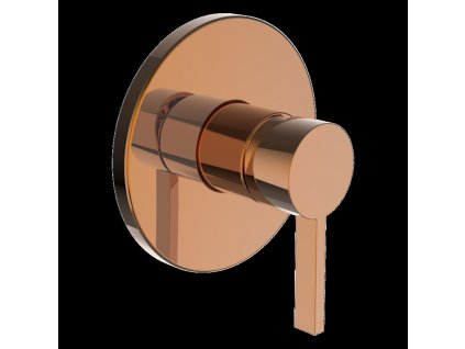 Kartell LAUFEN - vrchní sada podomítkové sprchové pákové baterie pro Simibox nebo Simibox Light, PVD zlatorůžová, h3313360820001