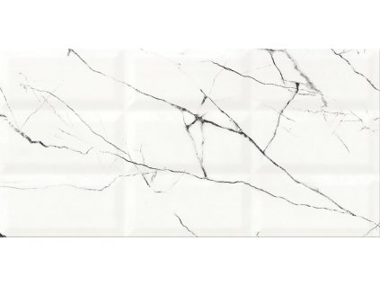 Cersanit Arce white structure glossy 29,7x60 (NT993-002-1)
