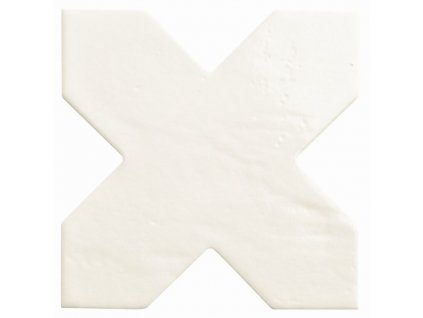 Natucer Argile Cross Bianco 18x18 (N27607)