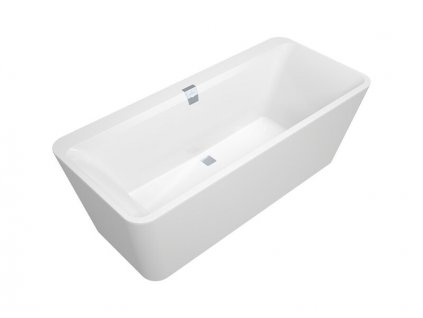 Villeroy & Boch SQUARO EDGE 12 vana do prostoru 1800 x 800 x 450 mm, Quaryl®, panel bílá (UBQ180SQE7PDV-01)