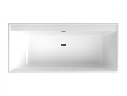 Villeroy & Boch Collaro obdélníková vana 160x75 cm, bílá alpin/Chrome (UBA160COR2DV-01)