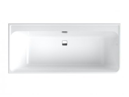 Villeroy & Boch Collaro obdélníková vana ke stěně 180x80 cm, levá, bílá alpin/Chrome (UBA180COR9CL00VD01)