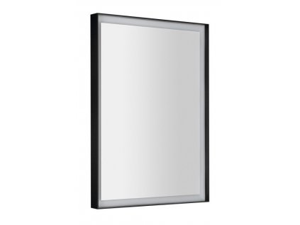 SAPHO - SORT zrcadlo s LED osvětlením 47x70cm, černá mat ST047