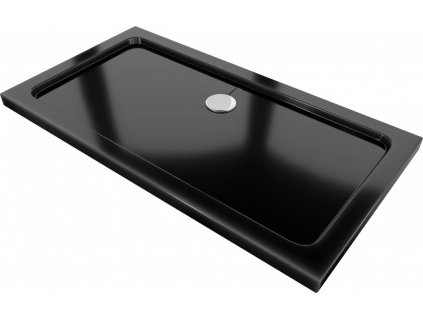 MEXEN - Flat sprchová vanička obdélníková slim 140 x 70, černá 40707014