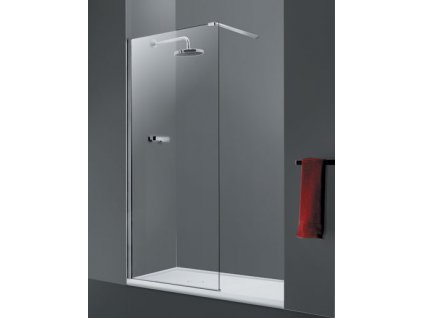 HOPA - Walk-in sprchový kout LAGOS - Chrom/Leštěný hliník (ALU), 80 cm