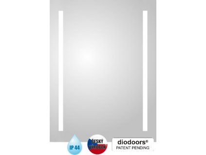 HOPA - Zrcadlo s LED osvětlením LABE - 120 x 3 x 60 cm