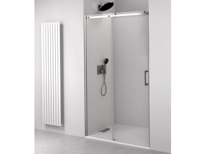 POLYSAN - THRON LINE ROUND sprchové dveře 1100 kulaté pojezdy, čiré sklo TL5011-5005
