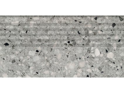 Tubadzin Macchia graphite schodovka MAT 59,8x29,8 (6005354)