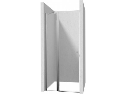 DEANTE - Kerria Plus chrom sprchové dveře bez stěnového profilu, 100 cm - výklopné KTSU043P