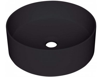 DEANTE - Silia černá - Granitové umyvadlo, na desku CQS_NU4S