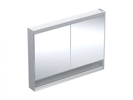 Geberit One zrcadlová skříňka s nikou, ComfortLight, 2x dvířka, 120x90x15 cm, hliník/bílá (505.835.00.2)