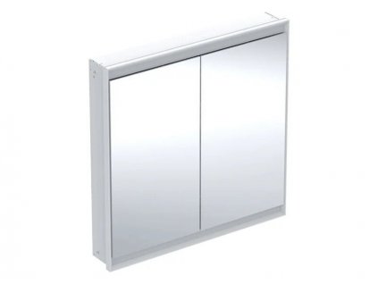 Geberit One zrcadlová skříňka pod omítku, ComfortLight, 2x dvířka, 90x90x15 cm, hliník/bílá (505.803.00.2)