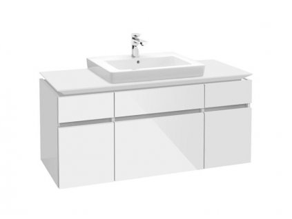 Villeroy & Boch Legato skříňka pod umyvadlo 120x50 cm, bílá lesk (B68300DH)