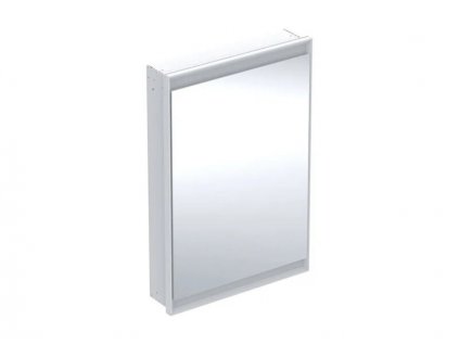 Geberit One zrcadlová skříňka pod omítku, ComfortLight, 1x dvířka, závěsy vpravo, 60x90x15 cm, hliník/bílá (505.801.00.2)
