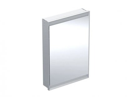 Geberit One zrcadlová skříňka pod omítku, ComfortLight, 1x dvířka, závěsy vpravo, 60x90x15 cm, hliník (505.801.00.1)