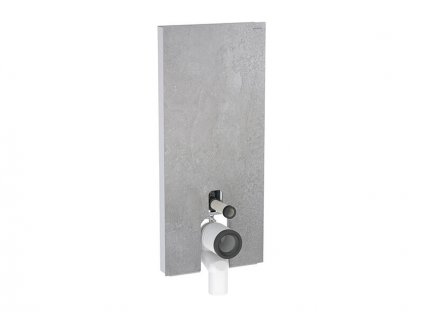 Geberit Monolith sanitární modul pro stojící WC, 114 cm, spodní přívod vody, čelo kamenina betonový vzhled (131.033.JV.5)