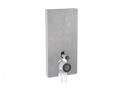 Geberit Monolith sanitární modul pro stojící WC, 101 cm, čelo kamenina betonový vzhled (131.002.JV.5)