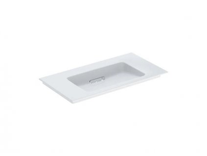 Geberit One umyvadlo s krytem, 90x48 cm, bez otvoru pro baterii, bez přepadu, KeraTect, bílá (505.005.00.1)