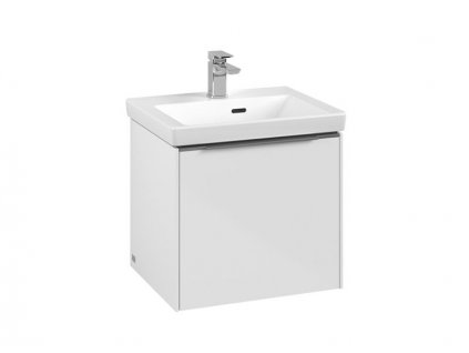 Villeroy & Boch Subway 3.0 skříňka pod umyvadlo s osvětlením 47,3x42,9x40,75 cm, 1x zásuvka, Brilliant White (C580L0VE)