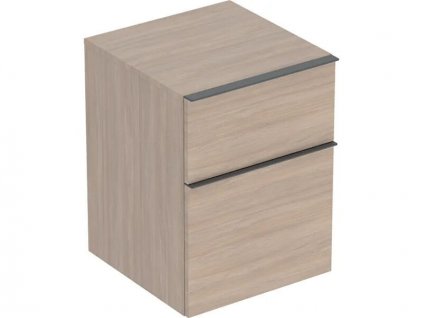 Geberit iCon boční skříňka 2x zásuvka, 45x47,6x60 cm, dekor dub (502.315.JH.1)