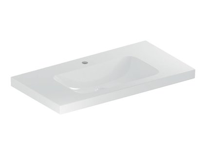 Geberit iCon Light umyvadlo 90x48 cm, s otvorem pro baterii, bez přepadu, KeraTect, bílá (501.840.00.6)