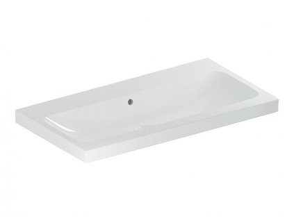 Geberit iCon Light umyvadlo 90x48 cm, bez otvoru pro baterii, s přepadem, KeraTect, bílá (501.836.00.4)